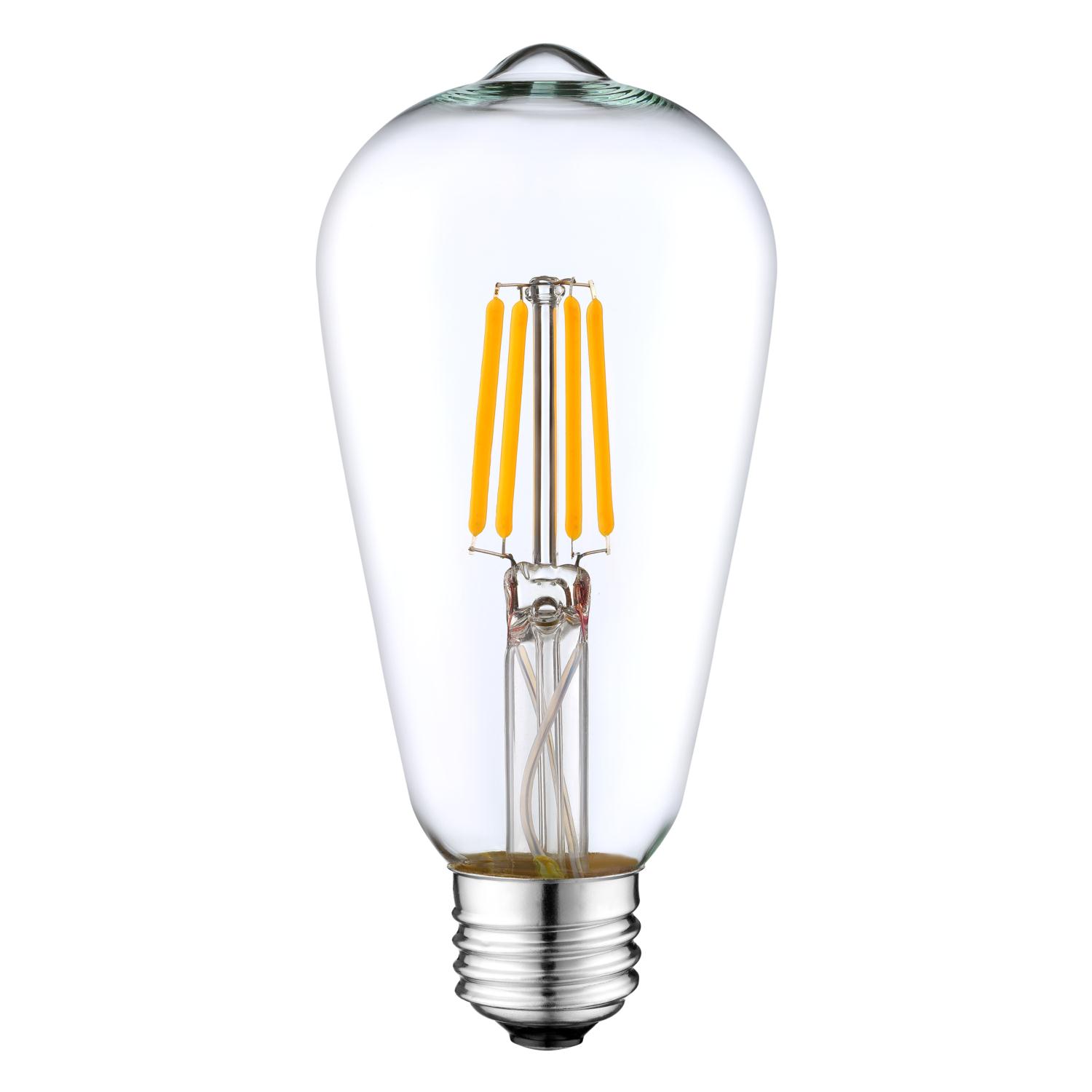 ST64 4Wled filament bulb,filament led bulb,led filament Shenzhen iLamp