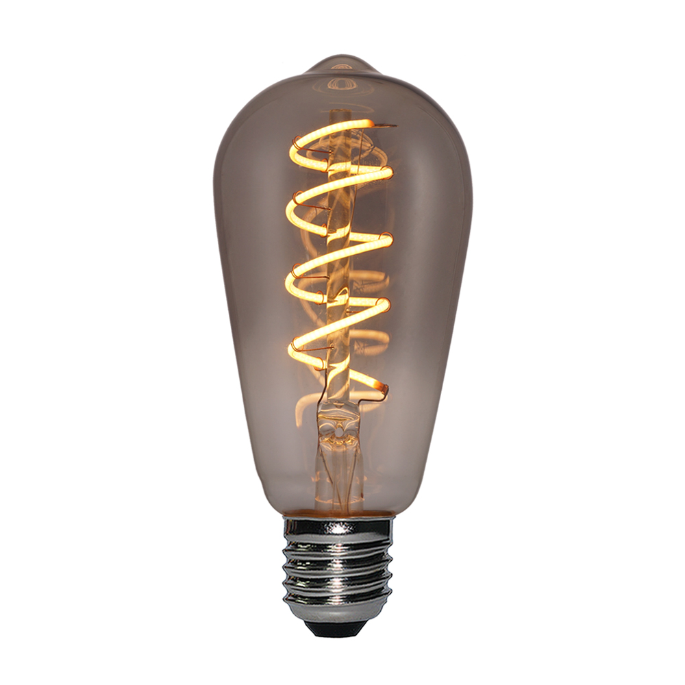 ST64 5W Spiral Filamentled filament bulb,filament led bulb,led